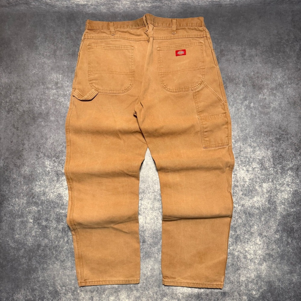 Vintage Dickies Relaxed Fit Duck Carpenter Pants Mens 38x32 Brown Workwear